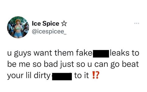 ice spice twitter leak|Ice Spice Twitter leak explained as rapper responds to alleged tape